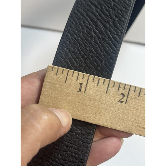 B-Low The Belt Black Leather Frank Belt Sz L New W/Missing Metal Point main image 9